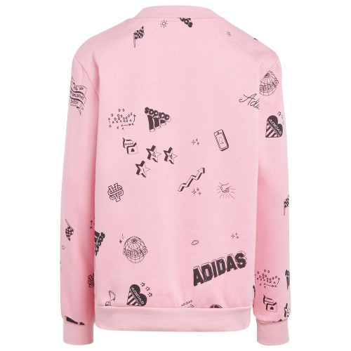 Adidas Παιδικό φούτερ Brand Love All Over Print